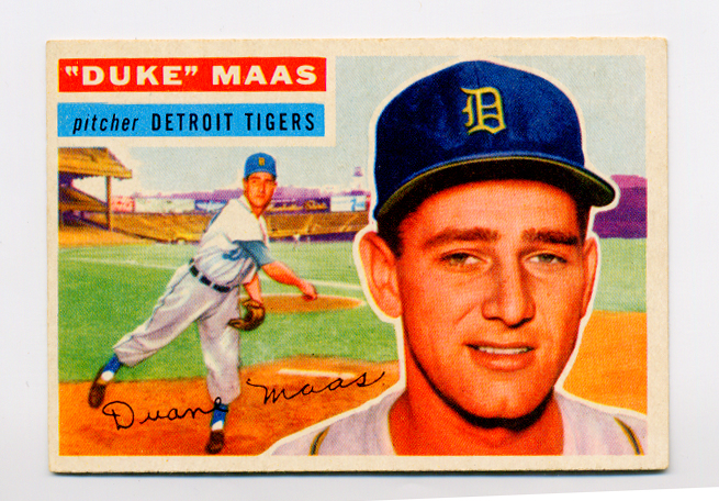 1956 Topps #57A Duke Maas GB