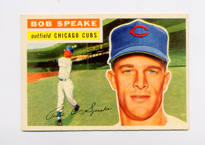 1956 Topps #66A Bob Speake GB