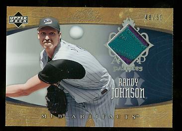2005 Artifacts Patches #RJ Randy Johnson/50