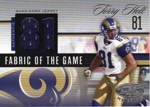 2006 Leaf Certified Materials Fabric of the Game Jersey Number #146 Torry Holt/81