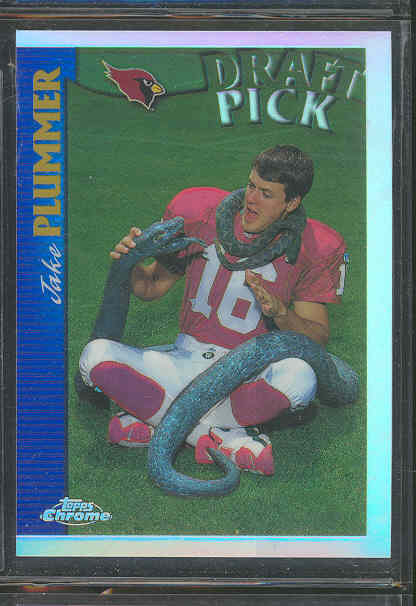 1997 Topps Chrome Refractors #162 Jake Plummer Rookie
