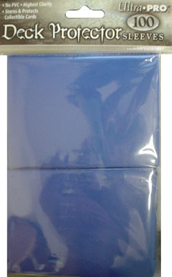 Ultra Pro Deck Protector Sleeves 100 count pack - Blue (fits standard size Magic the Gathering cards, etc)