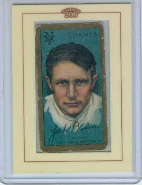 1909-11 T206 #128 Josh Devore