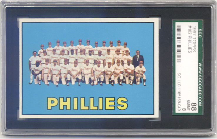 1967 Topps #102 Philadelphia Phillies TC