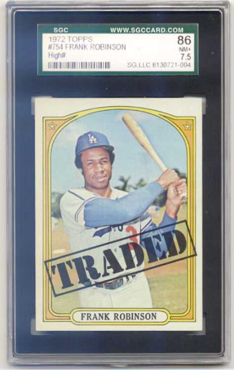 1972 Topps #754 Frank Robinson TR