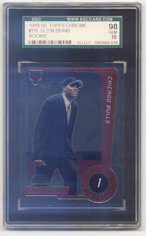 1999-00 Topps Chrome #115 Elton Brand RC