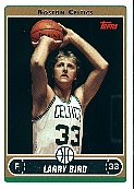 2006-07 Topps #33 Larry Bird - Variation - C