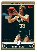 2006-07 Topps #33 Larry Bird - Variation - E