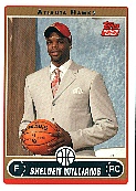 2006-07 Topps #218B Shelden Williams Draft RC