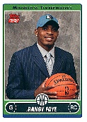 2006-07 Topps #250B Randy Foye Draft RC