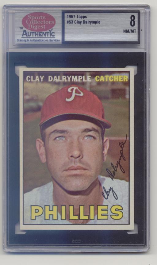 1967 Topps #53 Clay Dalrymple