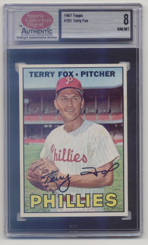 1967 Topps #181 Terry Fox