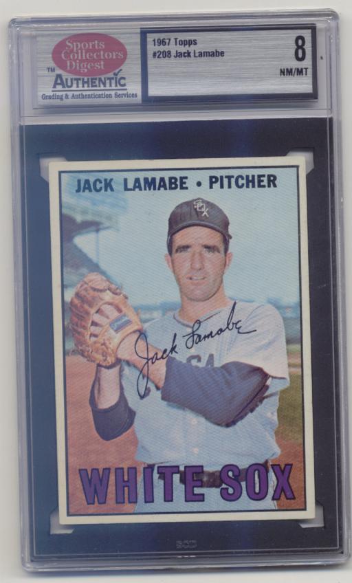 1967 Topps #208 Jack Lamabe