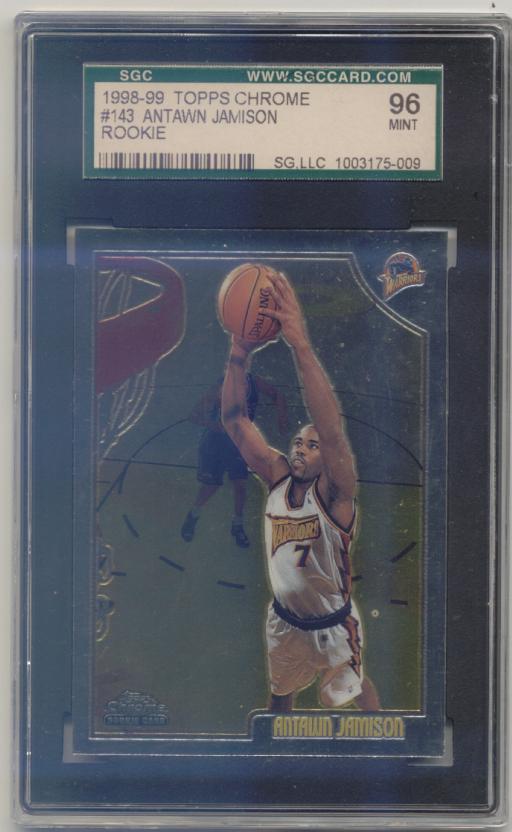 1998-99 Topps Chrome #143 Antawn Jamison RC