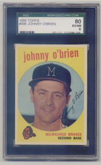1959 Topps #499 Johnny O'Brien