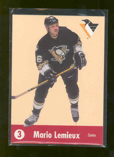 2001 02 ParkHurst Redemption Offer Car #3 Mario Lemieux Pittsburg Penguins 