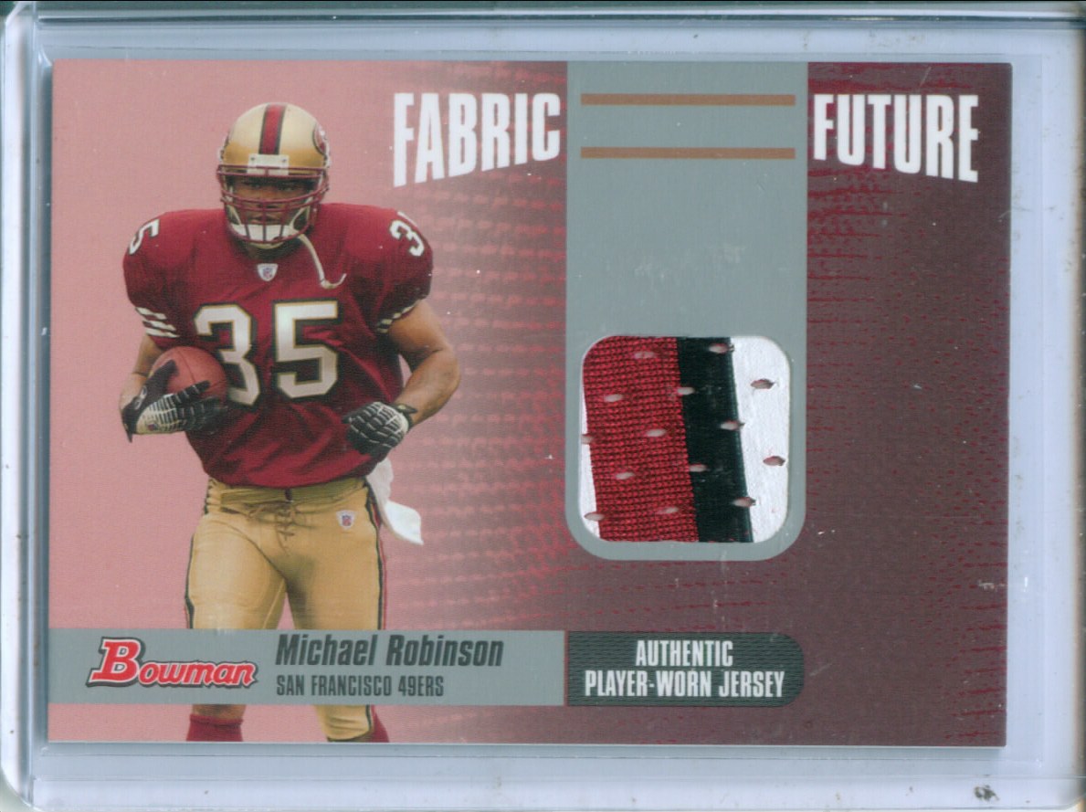 2006 Bowman Fabric of the Future #FFMR Michael Robinson C