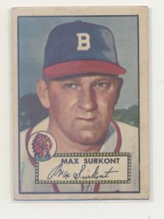 1952 Topps #302 Max Surkont RC