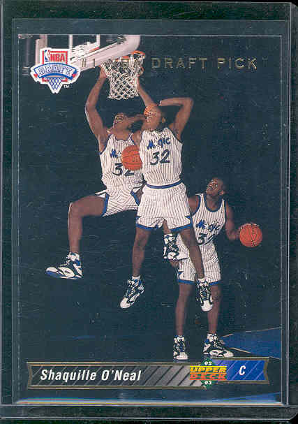 1992-93 Upper Deck #1 Shaquille O'Neal SP RC/NBA First Draft Pick