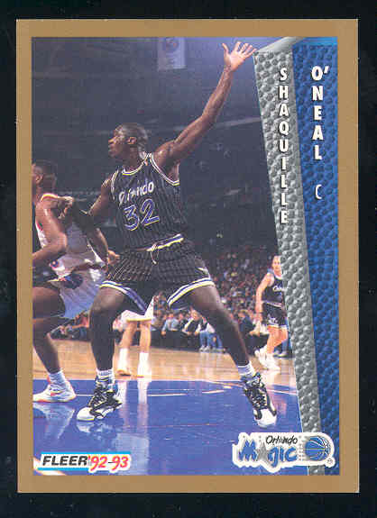 1992-93 Fleer #401 Shaquille O'Neal RC