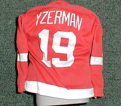 2003-04 Pacific Heads Up Mini Sweaters #5 Steve Yzerman