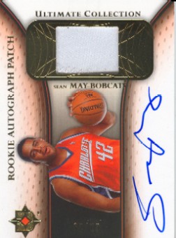 2005-06 Ultimate Collection Rookie Autographs Patches #RPSM Sean May