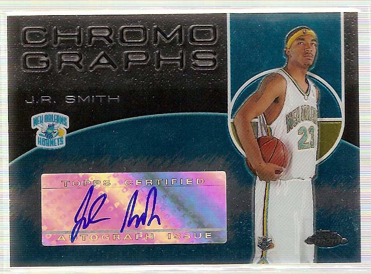 2004-05 Topps Chrome Autographs #JRS J.R. Smith C