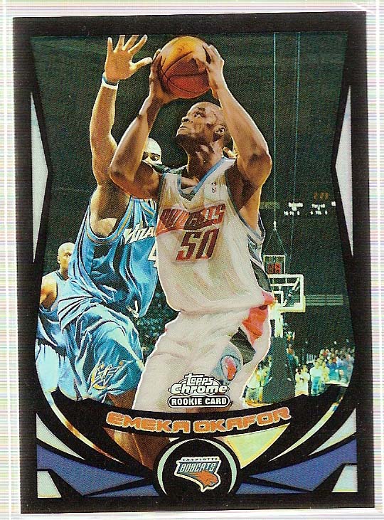 2004-05 Topps Chrome Refractors Black #167 Emeka Okafor