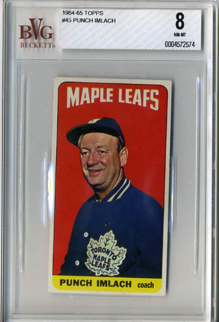 1964-65 Topps #45 Punch Imlach CO