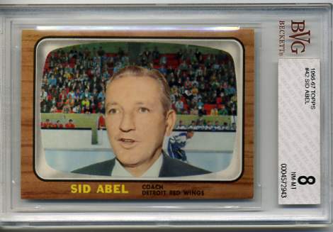 1966-67 Topps #42 Sid Abel CO