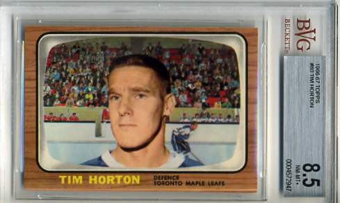 1966-67 Topps #80 Tim Horton