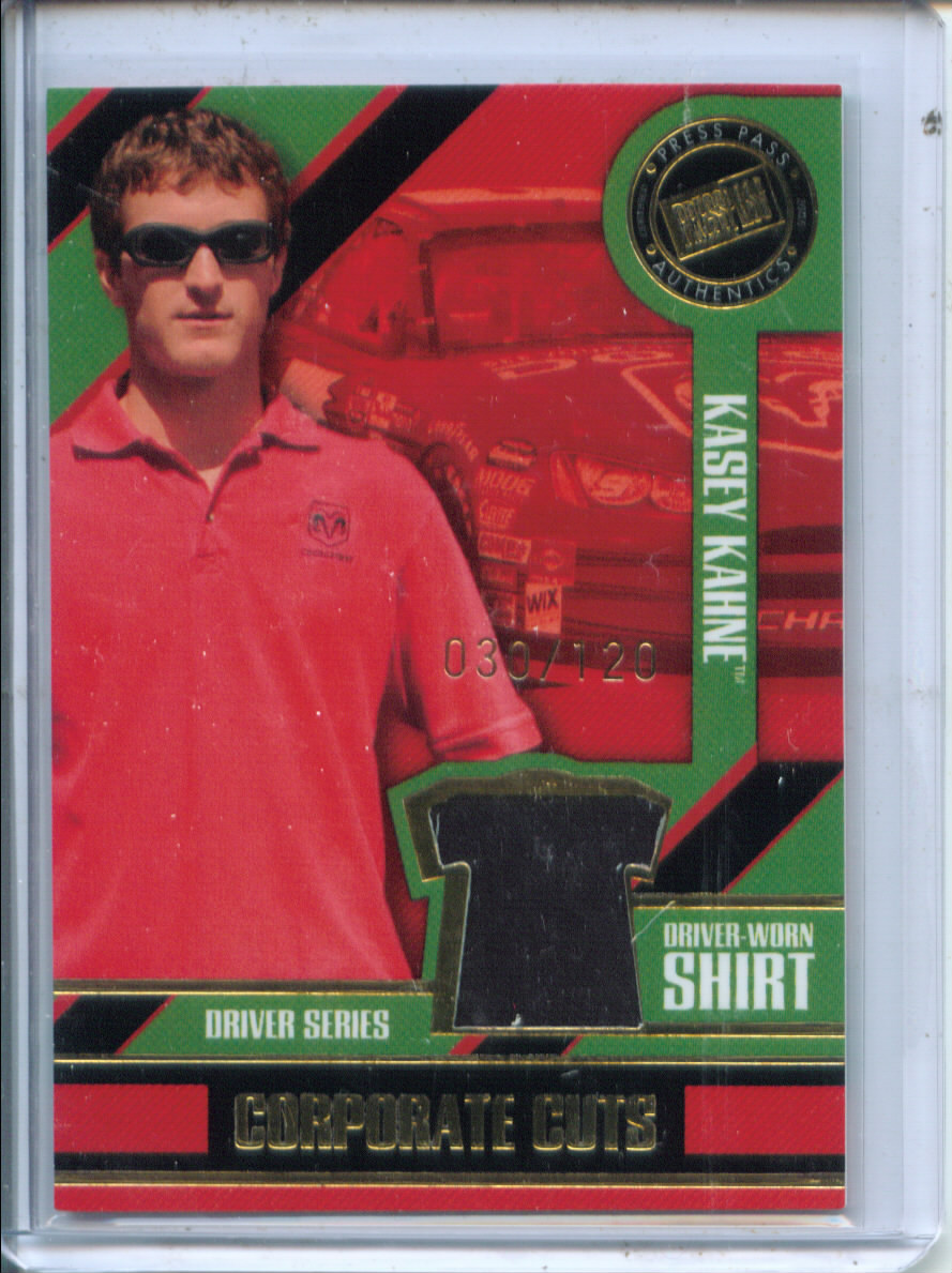 2005 Press Pass Optima Corporate Cuts Drivers #CCD3 Kasey Kahne