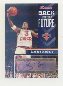 2005-06 Bowman Back to the Future Autographs #SM Stephon Marbury B