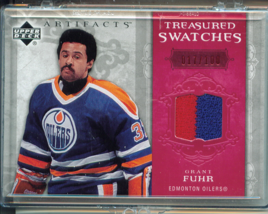 2006-07 Artifacts Treasured Swatches Red #TSGF Grant Fuhr