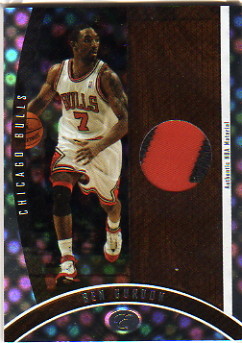 2006-07 Bowman Elevation Executive Level Patches #PBG Ben Gordon