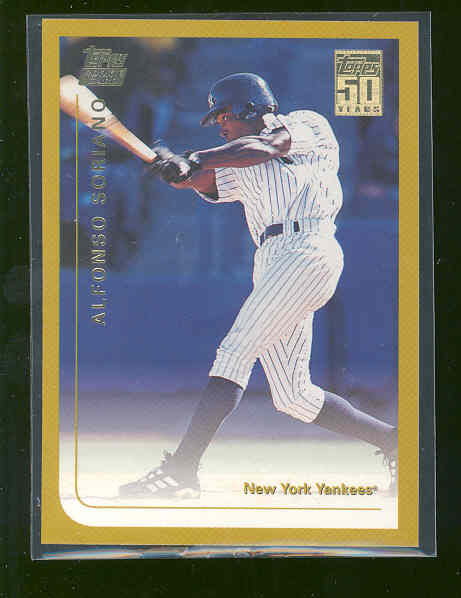 2001 Topps 1999 Topps Traded Reprint Rookie Alfonso Soriano 