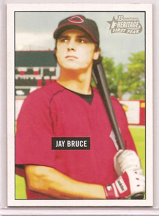 2005 Bowman Heritage #343 Jay Bruce FY SP RC