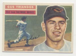 1956 Topps #80 Gus Triandos DP