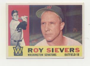1960 Topps #25 Roy Sievers