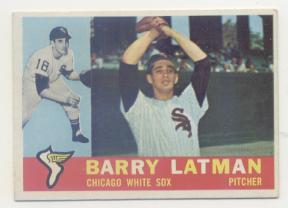 1960 Topps #41 Barry Latman