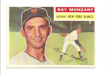1956 Topps #264 Ray Monzant RC