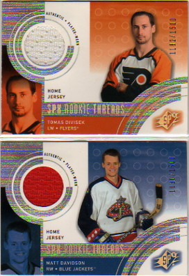 2001-02 SPx #147H Tomas Divisek HM/1500 RC