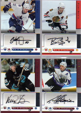 2005-06 Be A Player Signatures #VD Vincent Damphousse