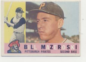 1960 Topps #55 Bill Mazeroski