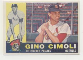 1960 Topps #58 Gino Cimoli
