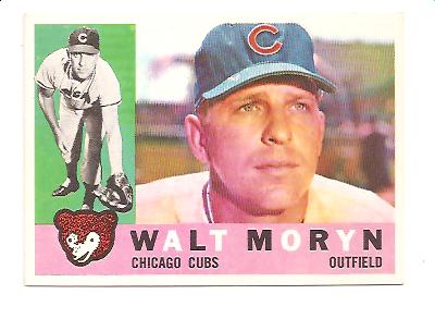 1960 Topps #74 Walt Moryn
