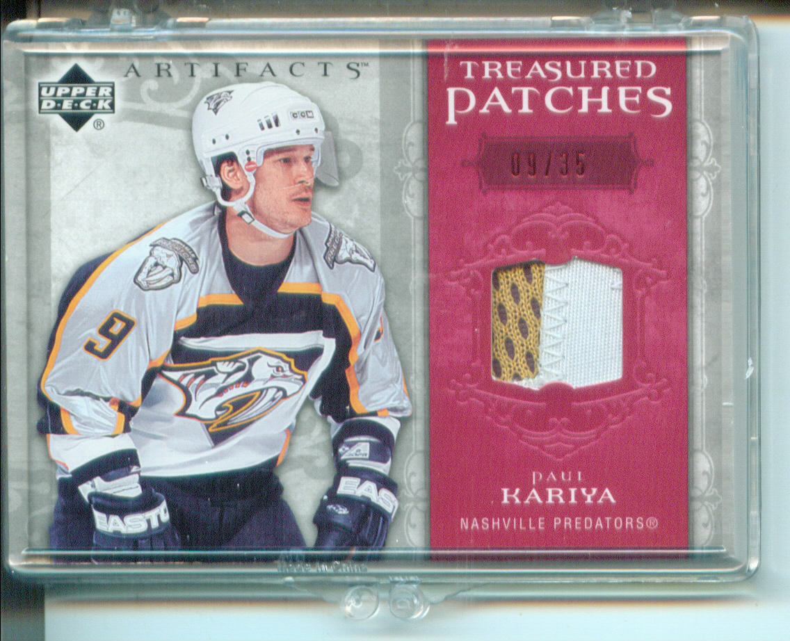 2006-07 Artifacts Treasured Patches Red #TSPK Paul Kariya