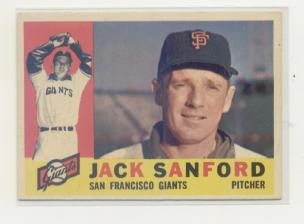 1960 Topps #165 Jack Sanford