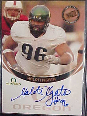 2006 Press Pass Legends Autographs #53 Haloti Ngata