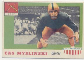 1955 Topps All American #25 Casimir Myslinski SP RC